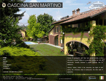 Tablet Screenshot of cascinasanmartino.it